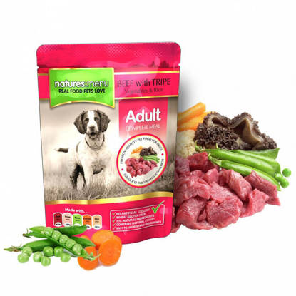 Picture of NATURES MENU DOG BEEF/TRIPE PC