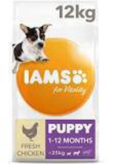 Picture of Iams Vitality Puppy Small / Medium chicken 12kg
